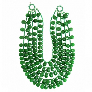 Green Adventurine Multi Strand Necklace