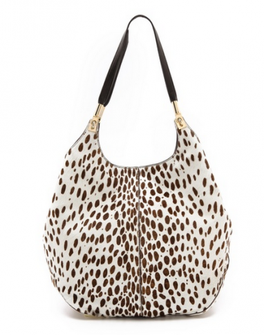 Printed Haircalf Shopper