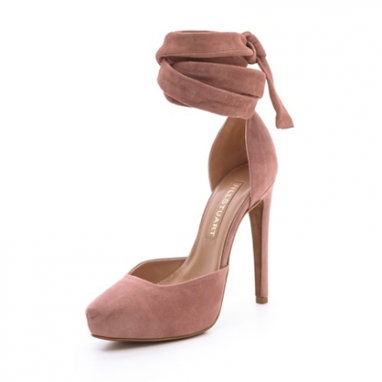 Geraldine Suede Pumps