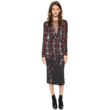 Slinky Leopard Print Dress