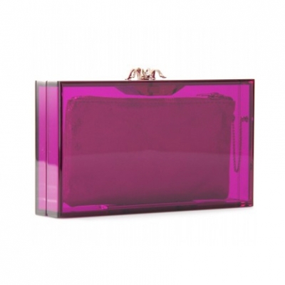 Acrylic Clutch with Jeweled Clasp | LadyLUX - Online Luxury Lifestyle, Technology and Fashion Magazine