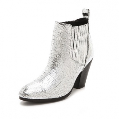 Jermaine Metallic Booties