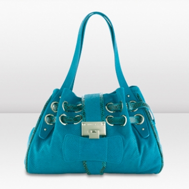 Riki Snake-Embossed Shopper