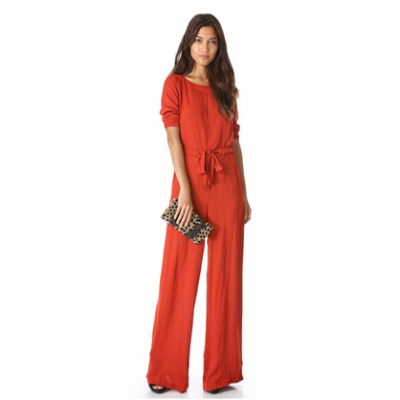 Slit Neck Jumpsuit | LadyLUX - Online Luxury Lifestyle, Technology and Fashion Magazine