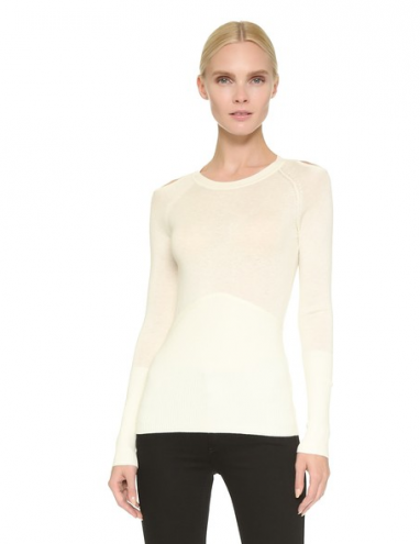 Cutout Shoulder Sweater