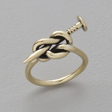 Knotted Nail Ring
