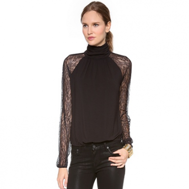 Polished Lace Blouse