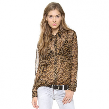 Leopard Blouse