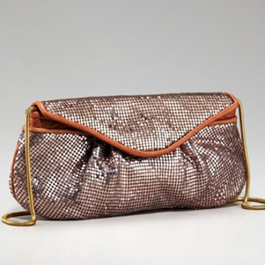 Tami Mesh Flap Clutch