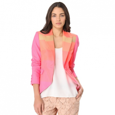 Neon Stripe Blazer | LadyLUX - Online Luxury Lifestyle, Technology and Fashion Magazine