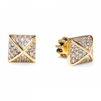 Pave Pyramid Studs | LadyLUX - Online Luxury Lifestyle, Technology and Fashion Magazine