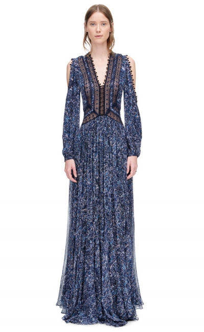 Rebecca taylor maxi cheap dress
