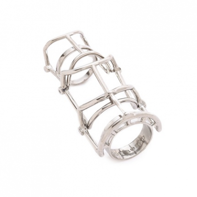 Hinged Gunmetal Ring | LadyLUX - Online Luxury Lifestyle, Technology and Fashion Magazine