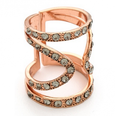 Crystal Rose Gold Ring