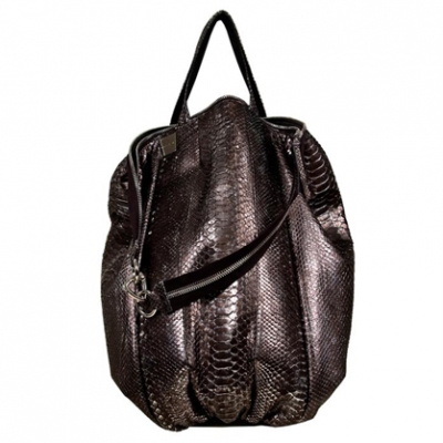 Black Silver Python Pop Tote by Sang A | LadyLUX - Online Luxury Lifestyle, Technology and Fashion Magazine