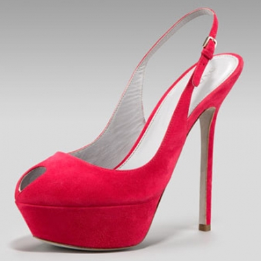 Sergio Rossi Cachet Platform Slingback Pump