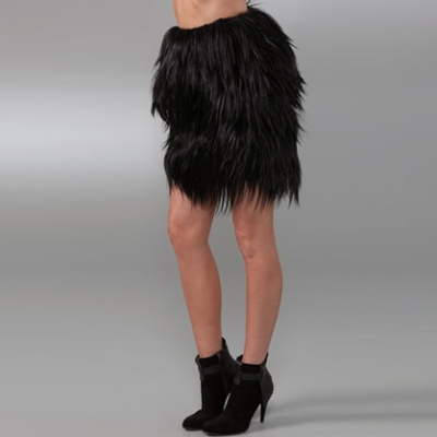Brazeau Goat Fur Skirt | LadyLUX - Online Luxury Lifestyle, Technology and Fashion Magazine