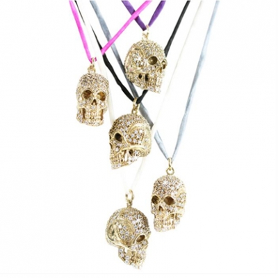 Crystal Skull Pendant Necklace by Jessica Kagan Cushman | LadyLUX - Online Luxury Lifestyle, Technology and Fashion Magazine