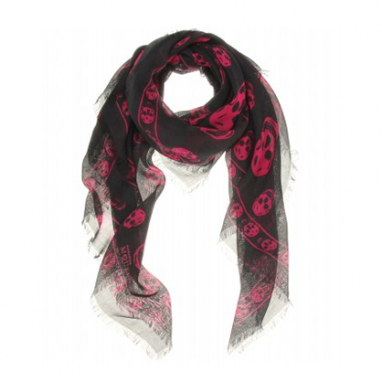 Skull Print Scarf