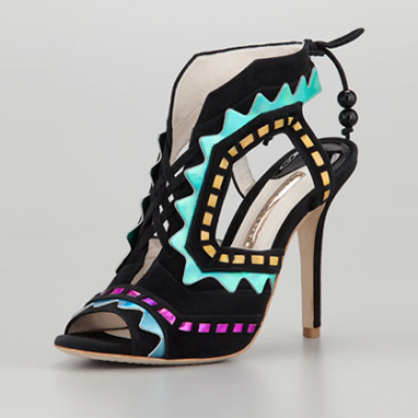 Multicolor Lace-Up Sandal