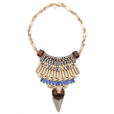 Leather Bib Necklace