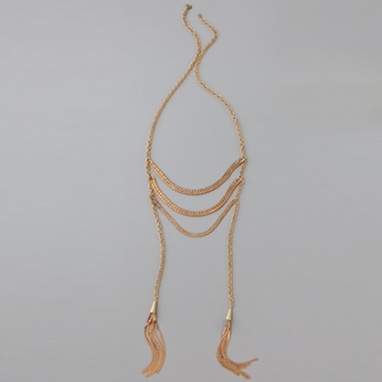 Tassel Cascade Necklace