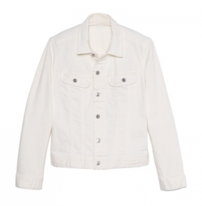 White Denim Jacket | LadyLUX - Online Luxury Lifestyle, Technology and Fashion Magazine