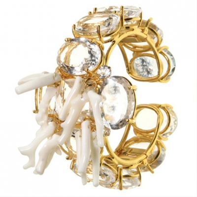 White Topaz Cuff | LadyLUX - Online Luxury Lifestyle, Technology and Fashion Magazine